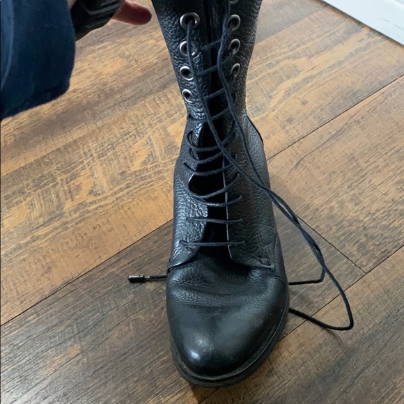 Vero cuoio combat boots real leather made in Italy - Picture 3 of 4